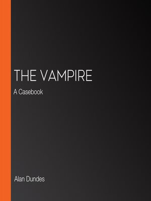 cover image of The Vampire